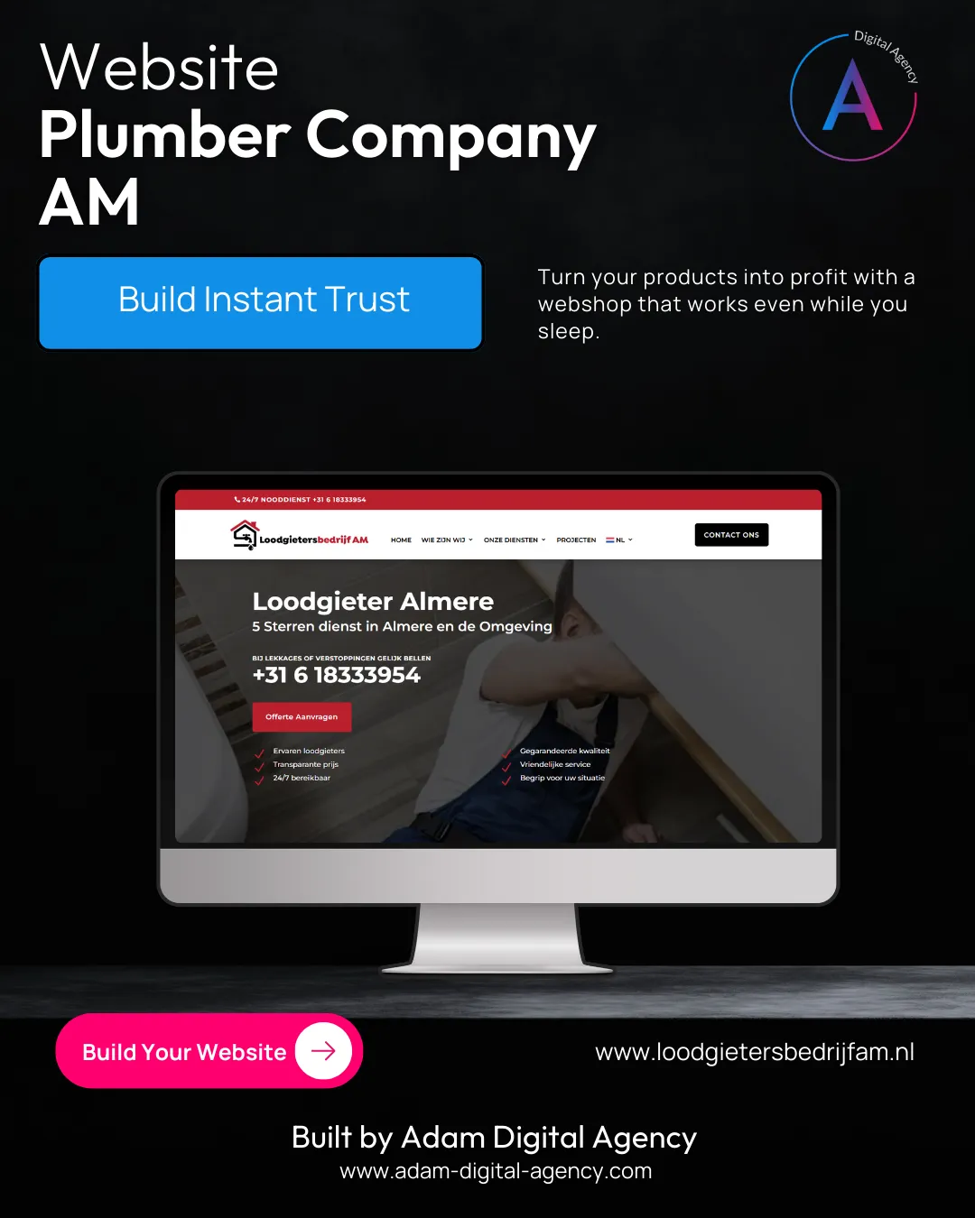 Website - Plumber Company AM